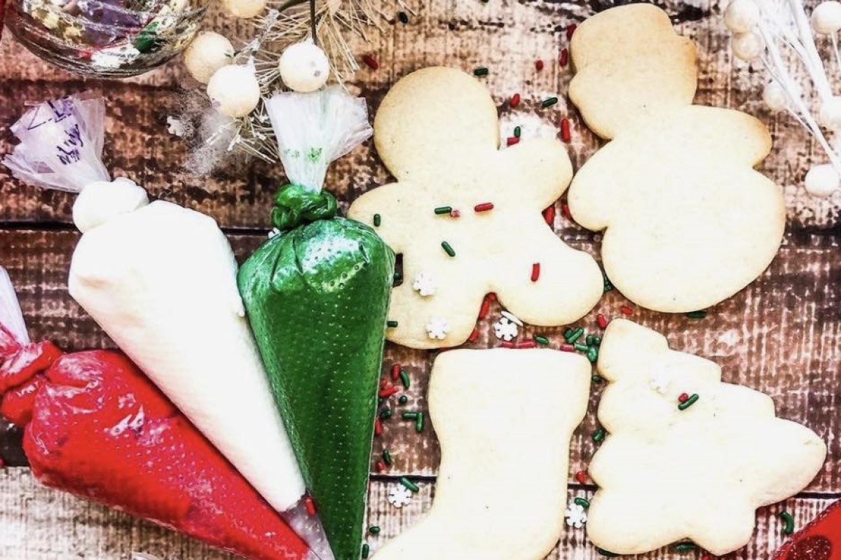 Visit Santa and decorate fresh baked Christmas cookies at Joelle’s