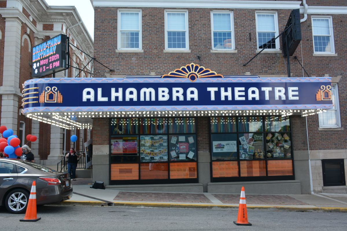 The Alhambra Theatre in Hopkinsville, Kentucky.