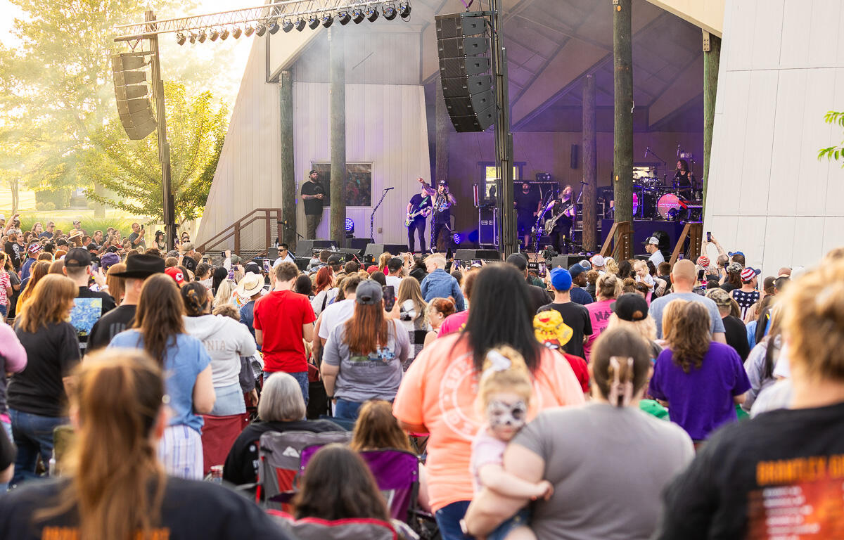 Brantley Gilbert performs at the Spring Into Summer Festival in Oak Grove on May 24, 2025. (Wesley Irvin)