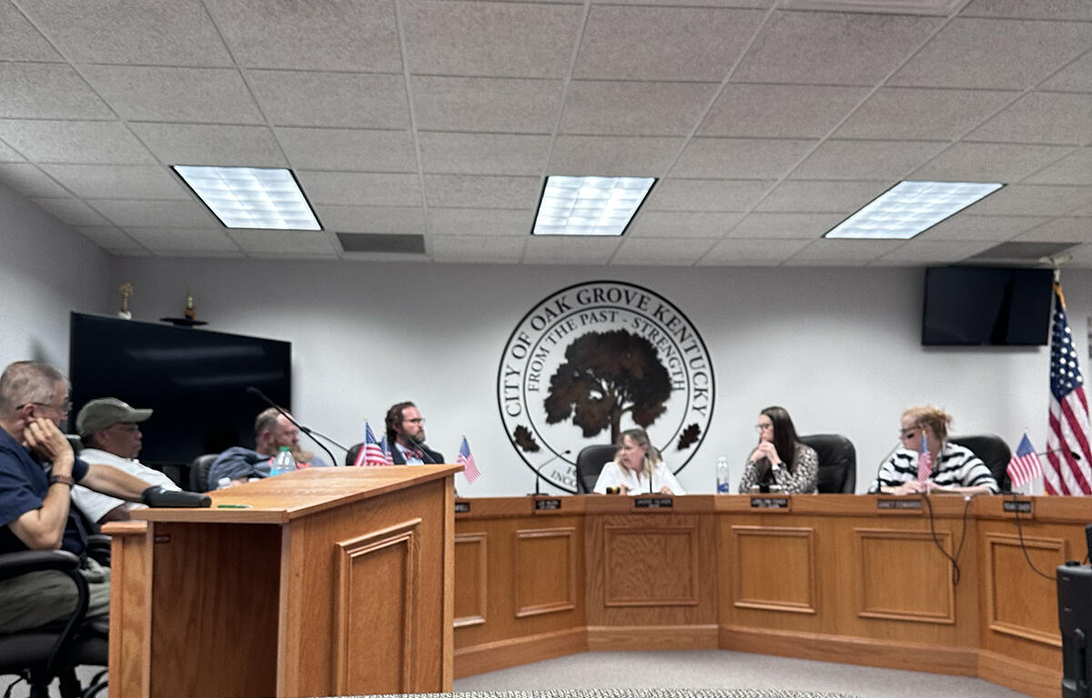 The Oak Grove City Council on June 17.