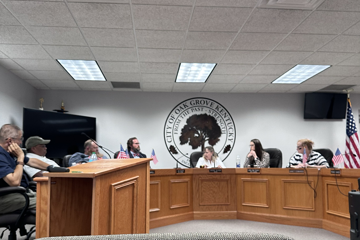 The Oak Grove City Council on June 17.
