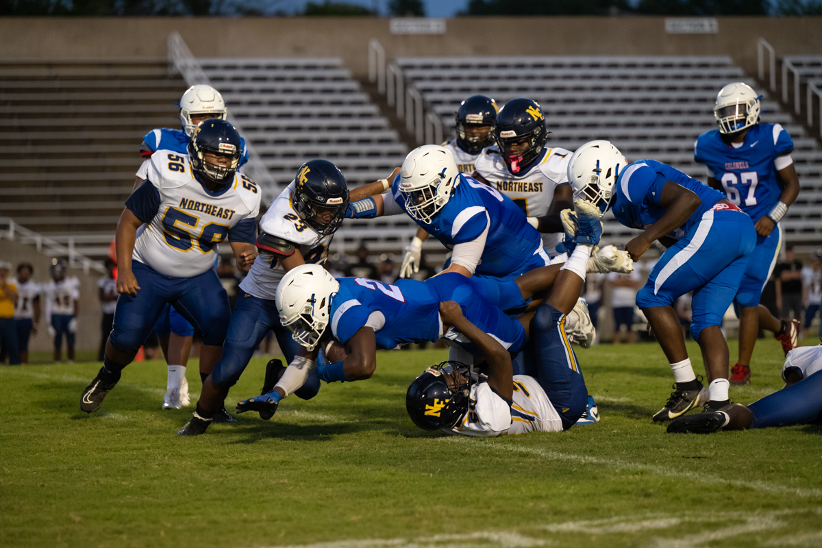 Christian County High School football played Northeast High School on Aug. 23, 2025. (Hannah Walker)