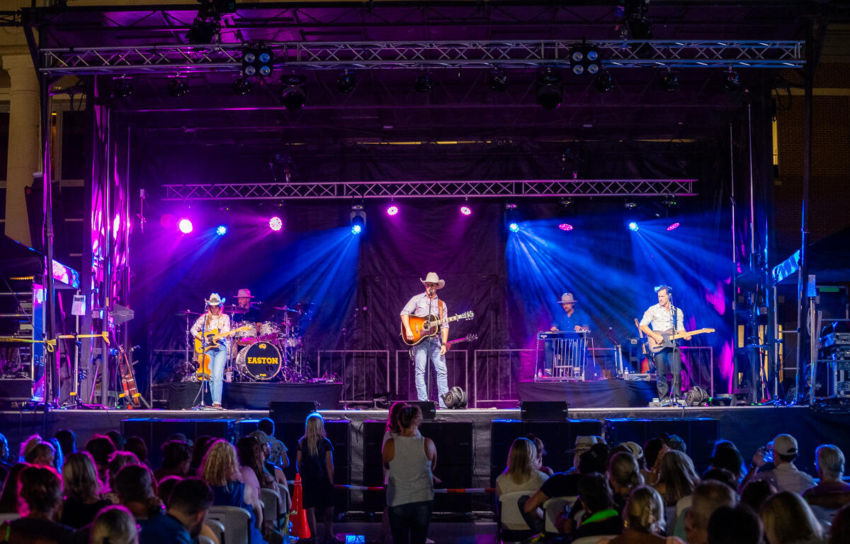 Easton Corbin plays at the 9th annual Summer Salute in Hopkinsville on September 14, 2025. (Wesley Irvin)