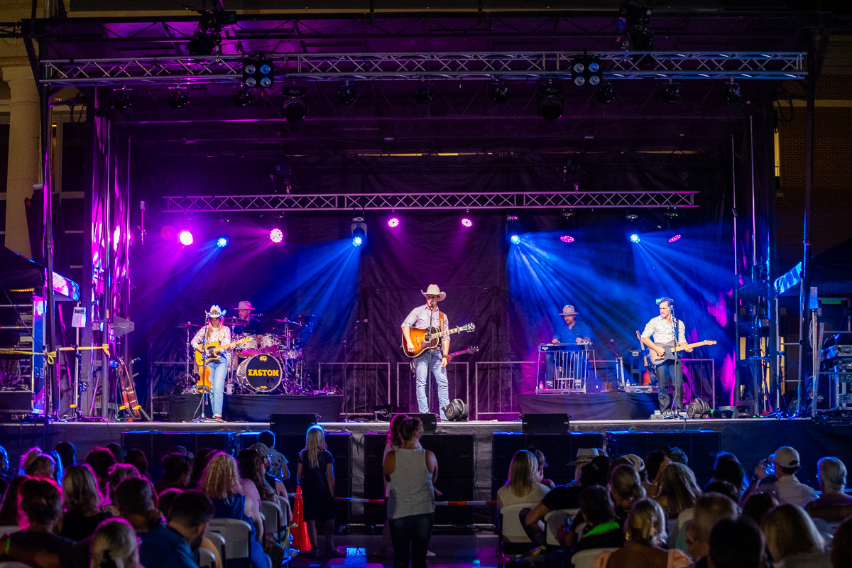 Easton Corbin plays at the 9th annual Summer Salute in Hopkinsville on September 14, 2025. (Wesley Irvin)
