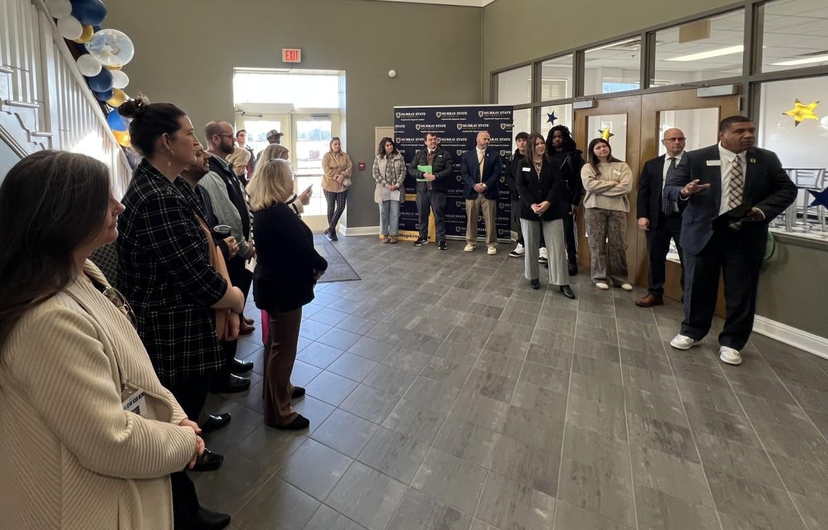 MSU Racer Academy opens on Hopkinsville's Murray State University campus. Jan. 12, 2026 (Contributed by CCPS)