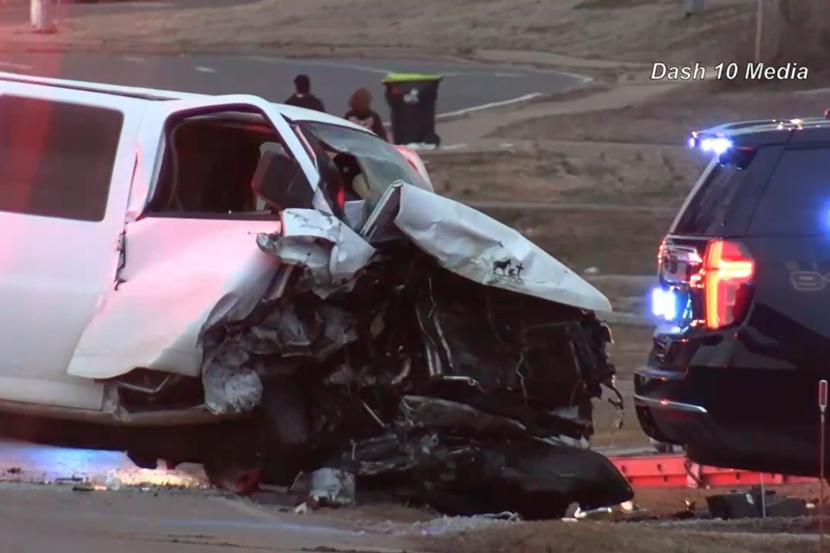 Two vehicles crashed on Hugh Hunter Road in Oak Grove on Feb. 19, 2026. (Dash 10 Media)