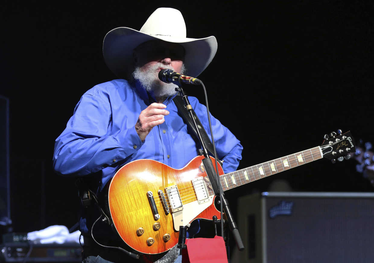 Charlie Daniels with The Charlie Daniels Band performs as the opener for Alabama at the Fabulous Fox Theatre on Friday, April 14, 2018, in Atlanta. (Photo by Robb Cohen/Invision/AP)