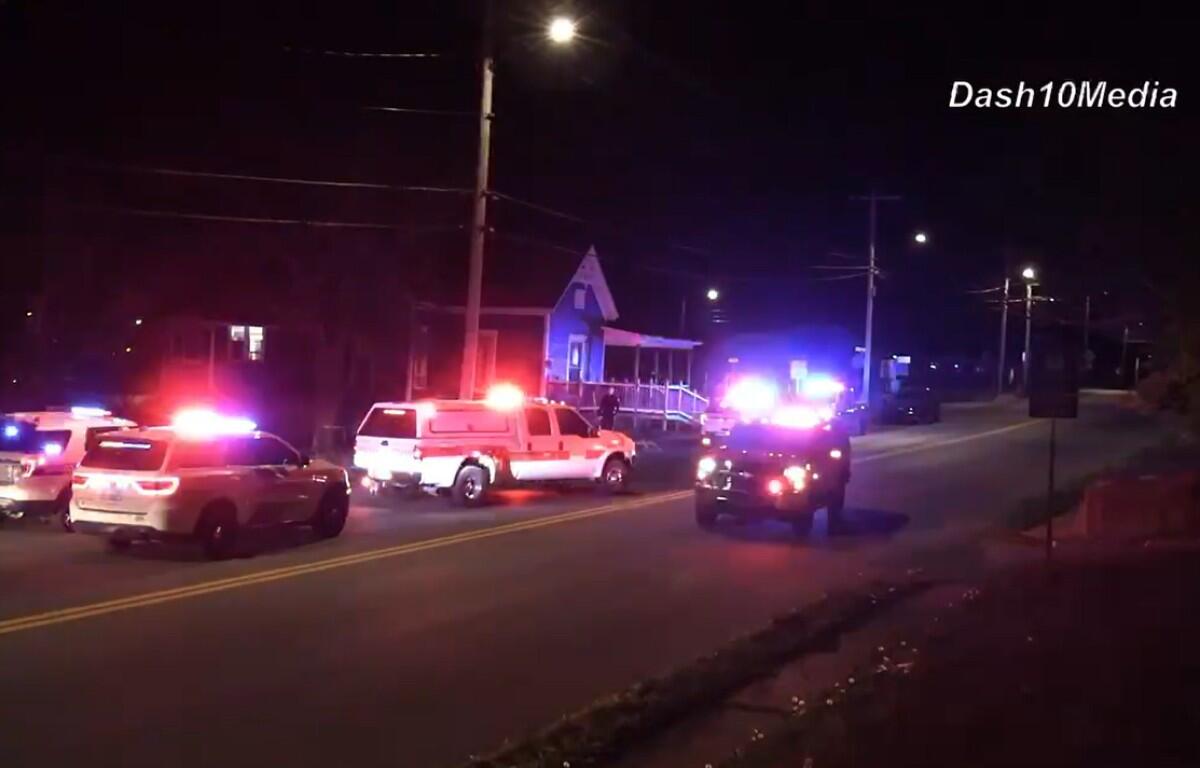 A child was shot on East Ninth Street in Hopkinsville on March 23, 2026. (Enrique Hernandez, Dash 10 Media)