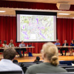 Residents attend a public hearing on proposed data center regulations at Hopkinsville Community College on September 28, 2026. (Wesley Irvin).