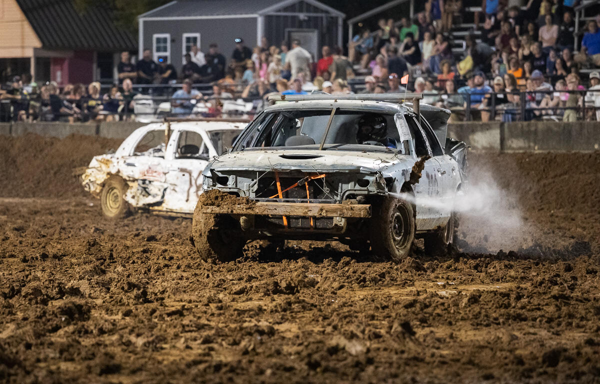 Demolition Derby at the Western Kentucky State Fairgrounds on September 19, 2026. (Wesley Irvin)