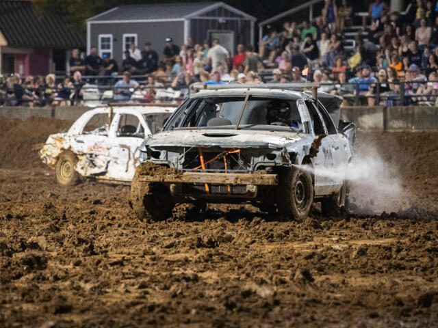 Demolition Derby at the Western Kentucky State Fairgrounds on September 19, 2026. (Wesley Irvin)