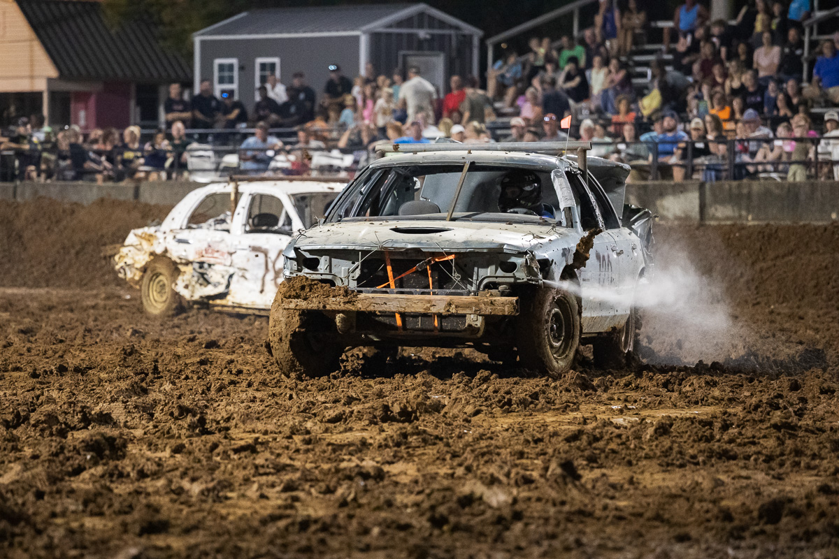 Demolition Derby at the Western Kentucky State Fairgrounds on September 19, 2026. (Wesley Irvin)