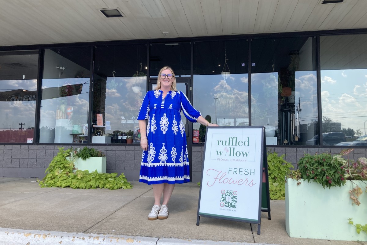 Ruffled Willow owner Danielle Renshaw at her business at 3026 Fort Campbell Blvd., in Hopkinsville, Kentucky on Sept. 17, 2026. (Christian Brown)