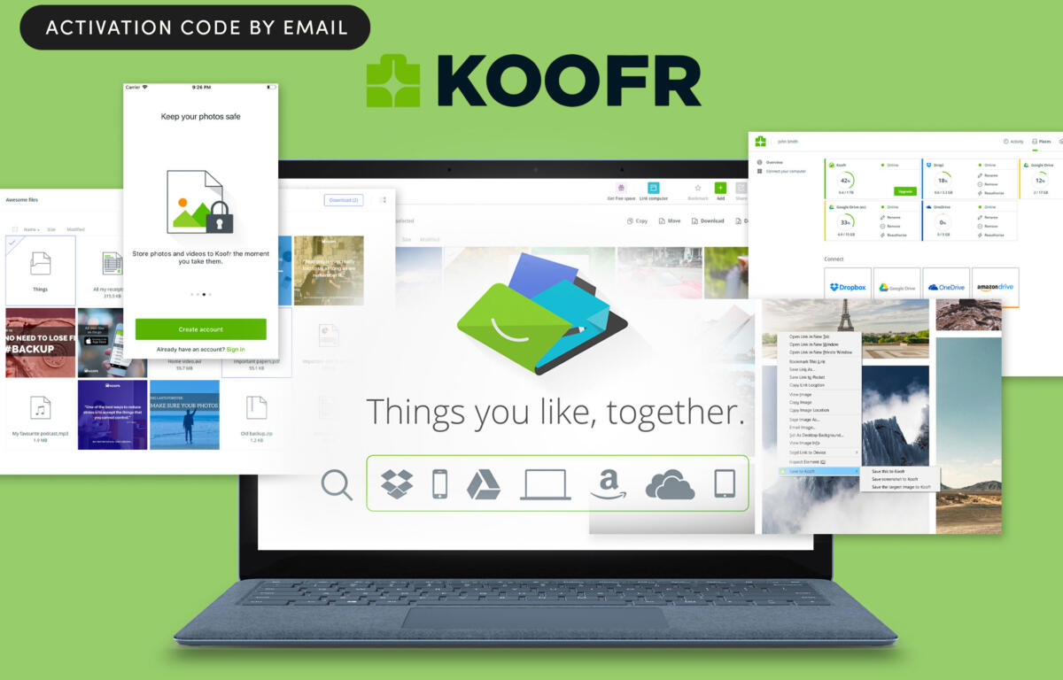 Avoid monthly storage subscriptions with Koofr one-time $129.99 payment.